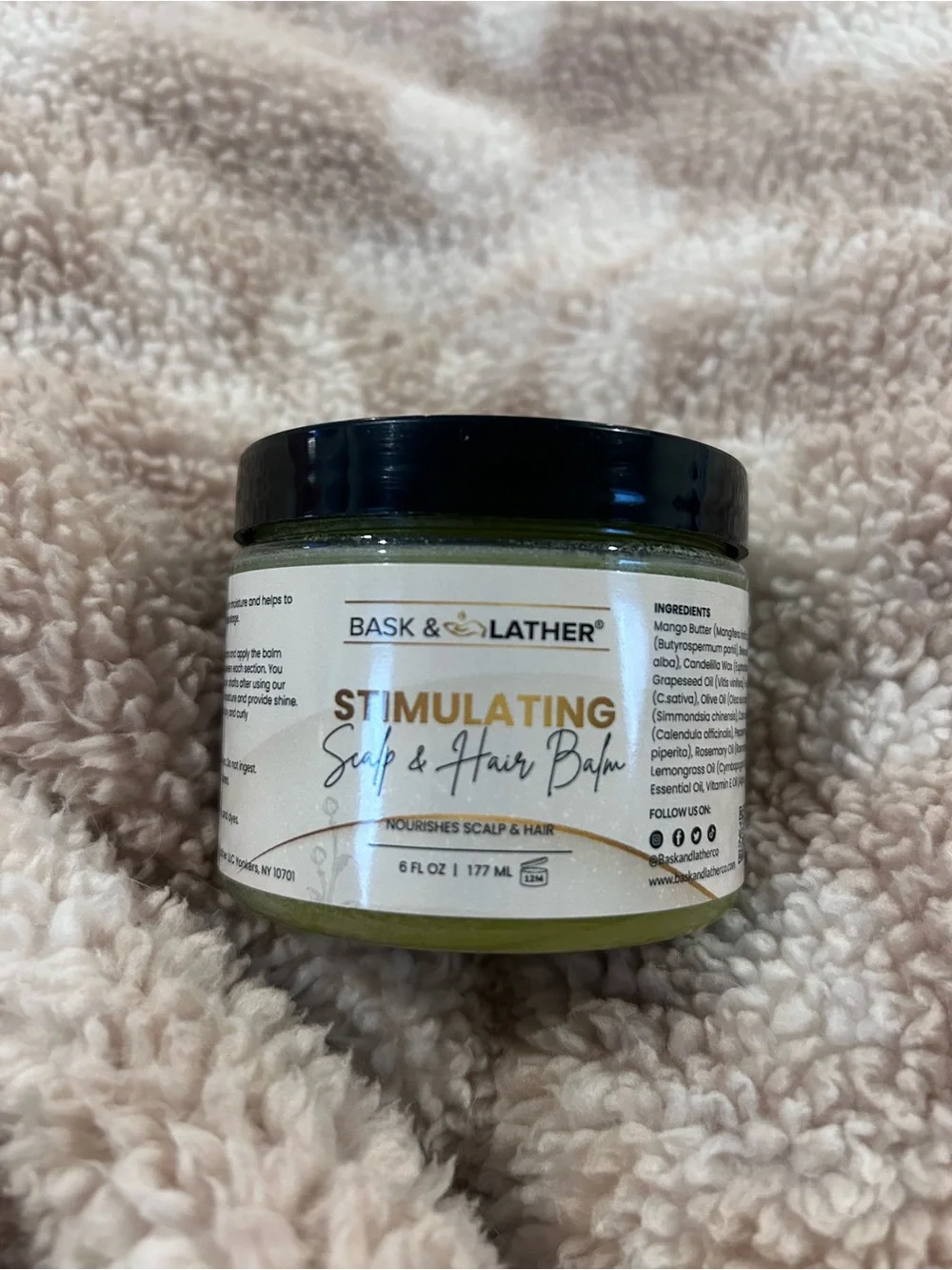 Stimulating Scalp & Hair Balm - Green